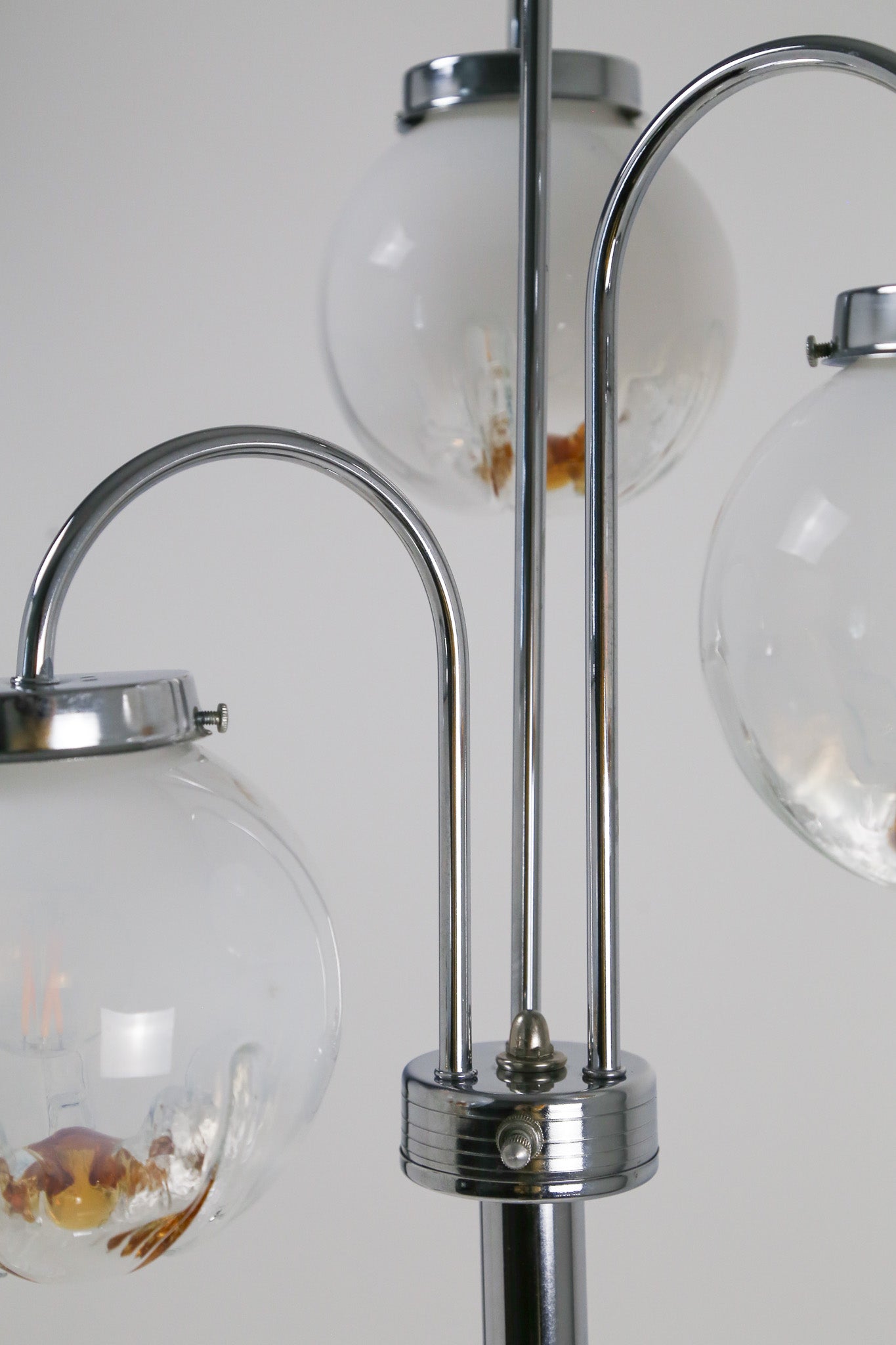 Vintage Chrome 3-Light Arc Floor Lamp / ヴィンテージ クローム 3灯 アーク フロアランプ