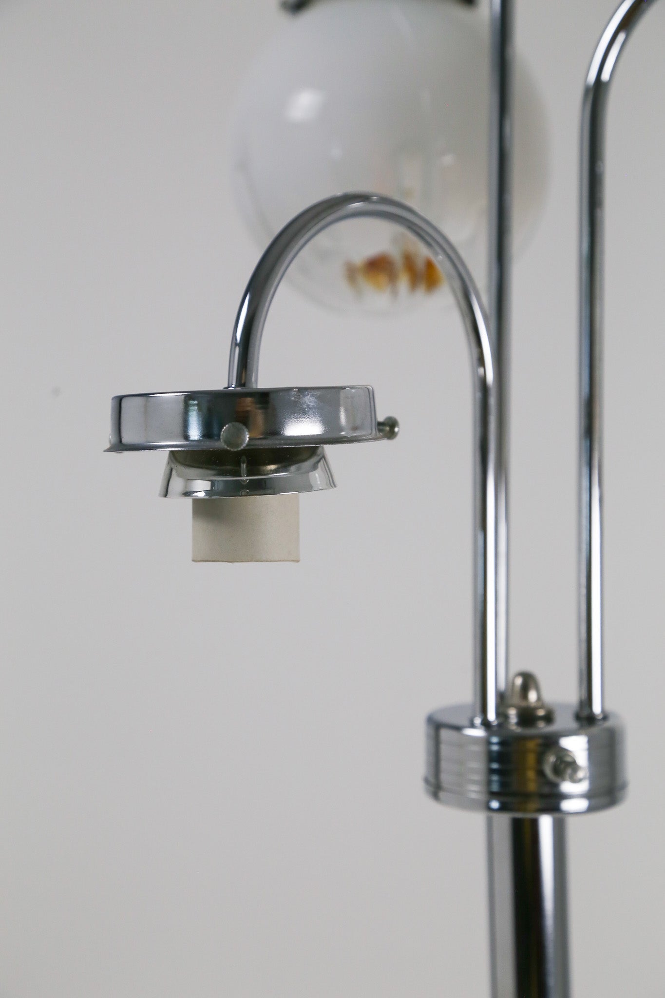Vintage Chrome 3-Light Arc Floor Lamp / ヴィンテージ クローム 3灯 アーク フロアランプ