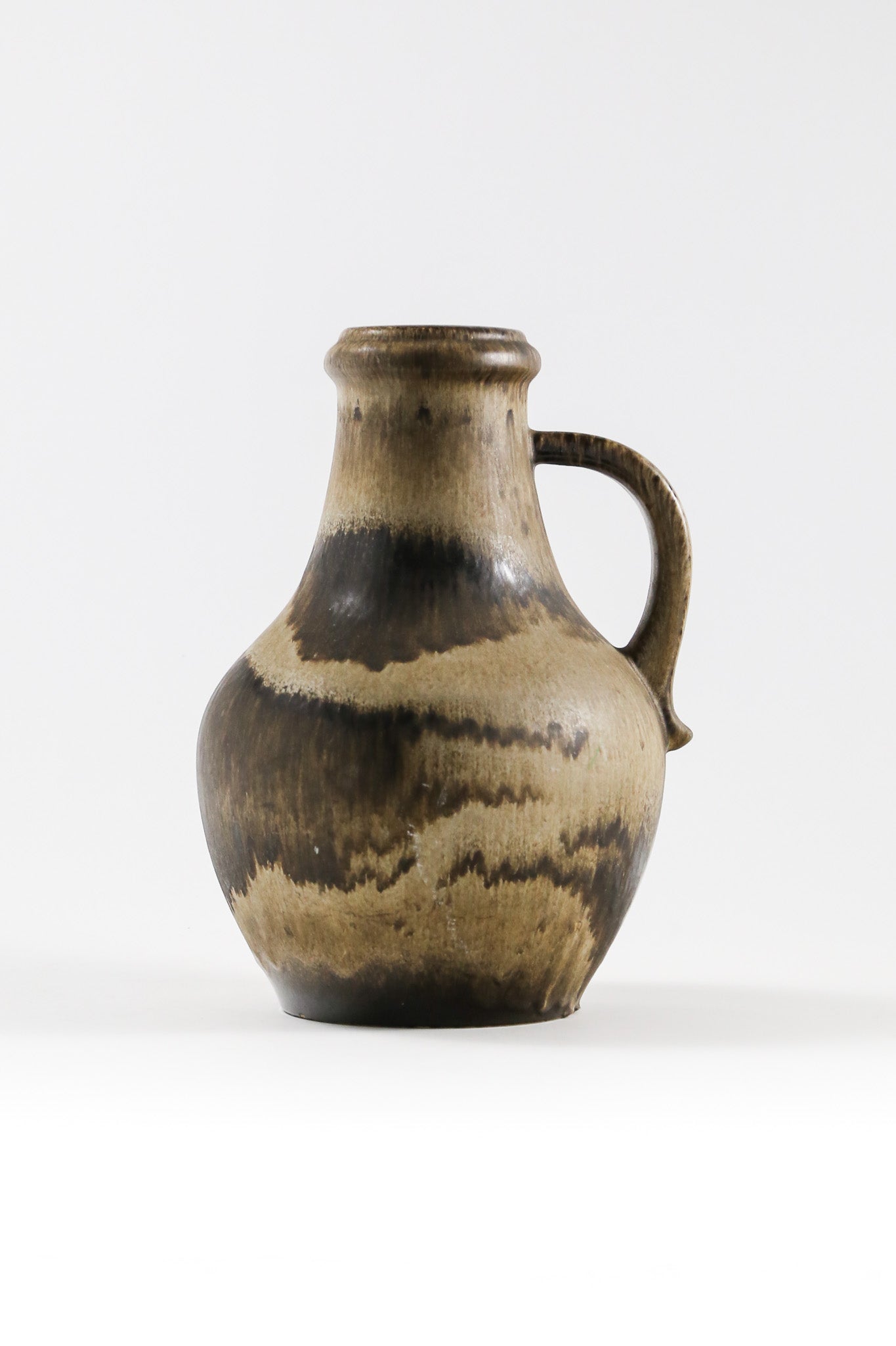 Handled Fat Lava Flower Vase / 取手付き ファットラバ 花器