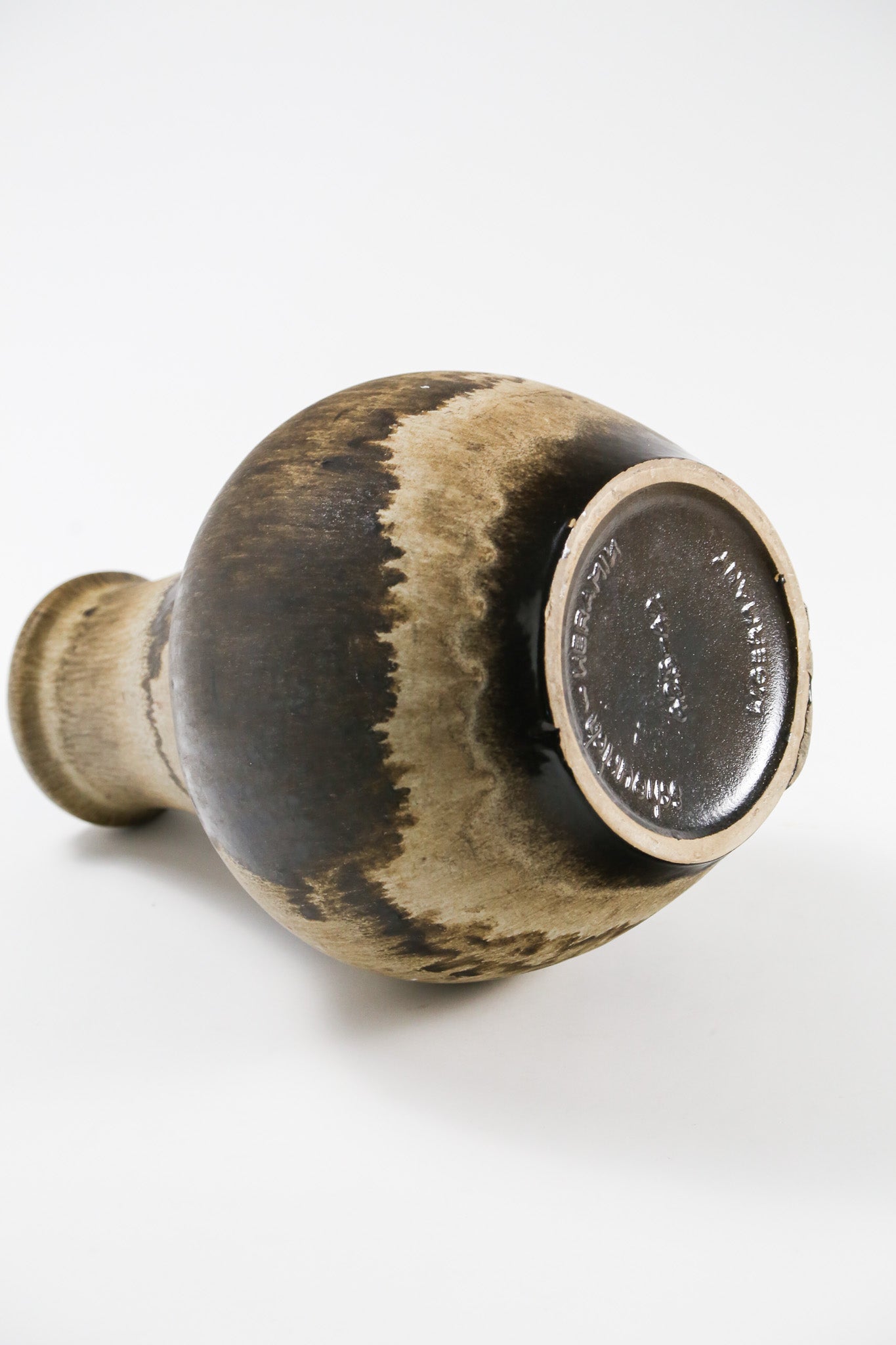 Handled Fat Lava Flower Vase / 取手付き ファットラバ 花器