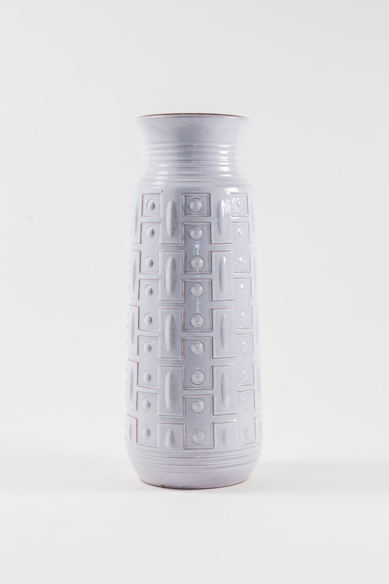 White Fat Lava Flower Vase / ホワイト ファットラバ 花器