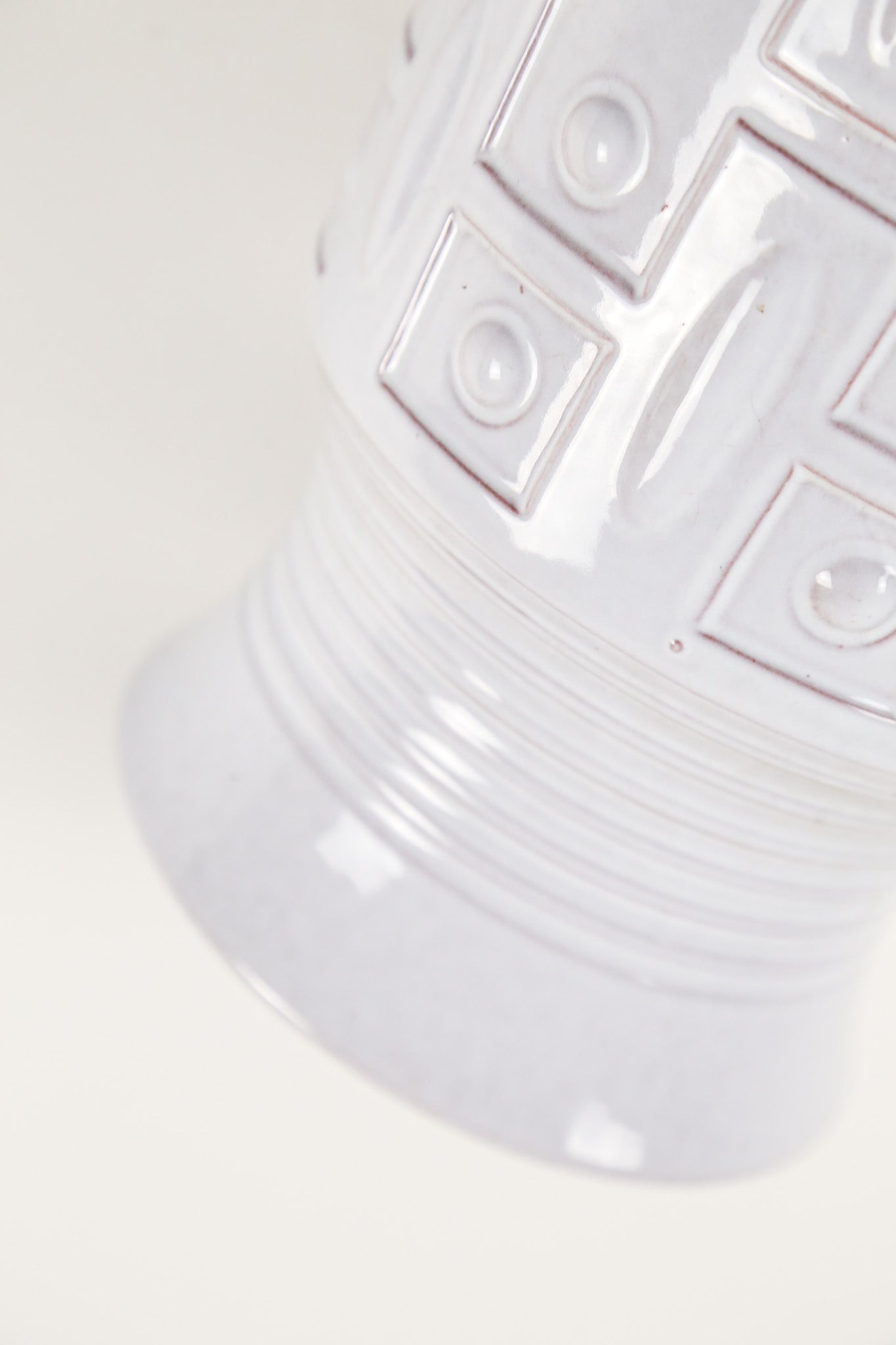 White Fat Lava Flower Vase / ホワイト ファットラバ 花器