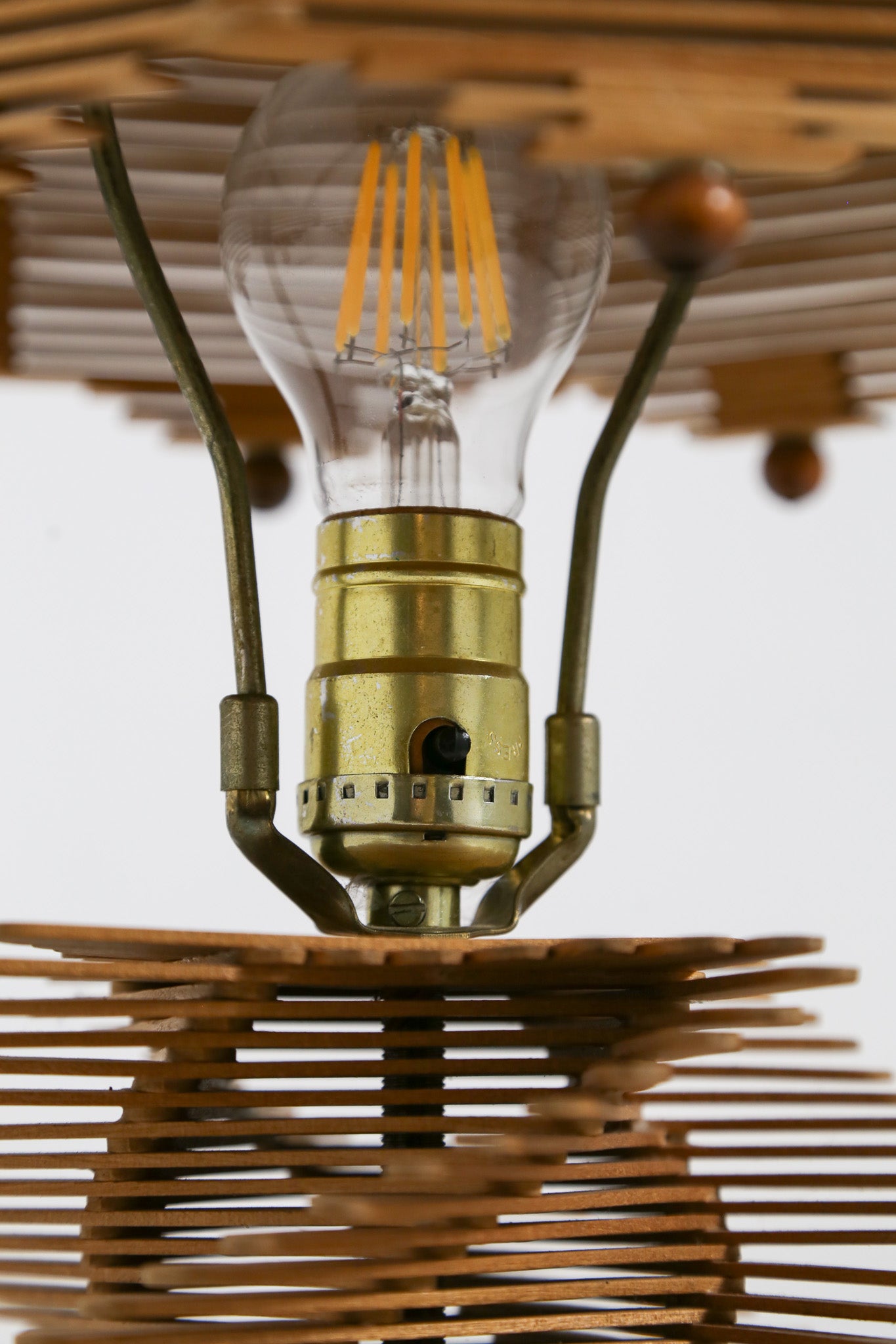 Vintage Popsicle Stick Table Lamp / ヴィンテージ ポップシクル