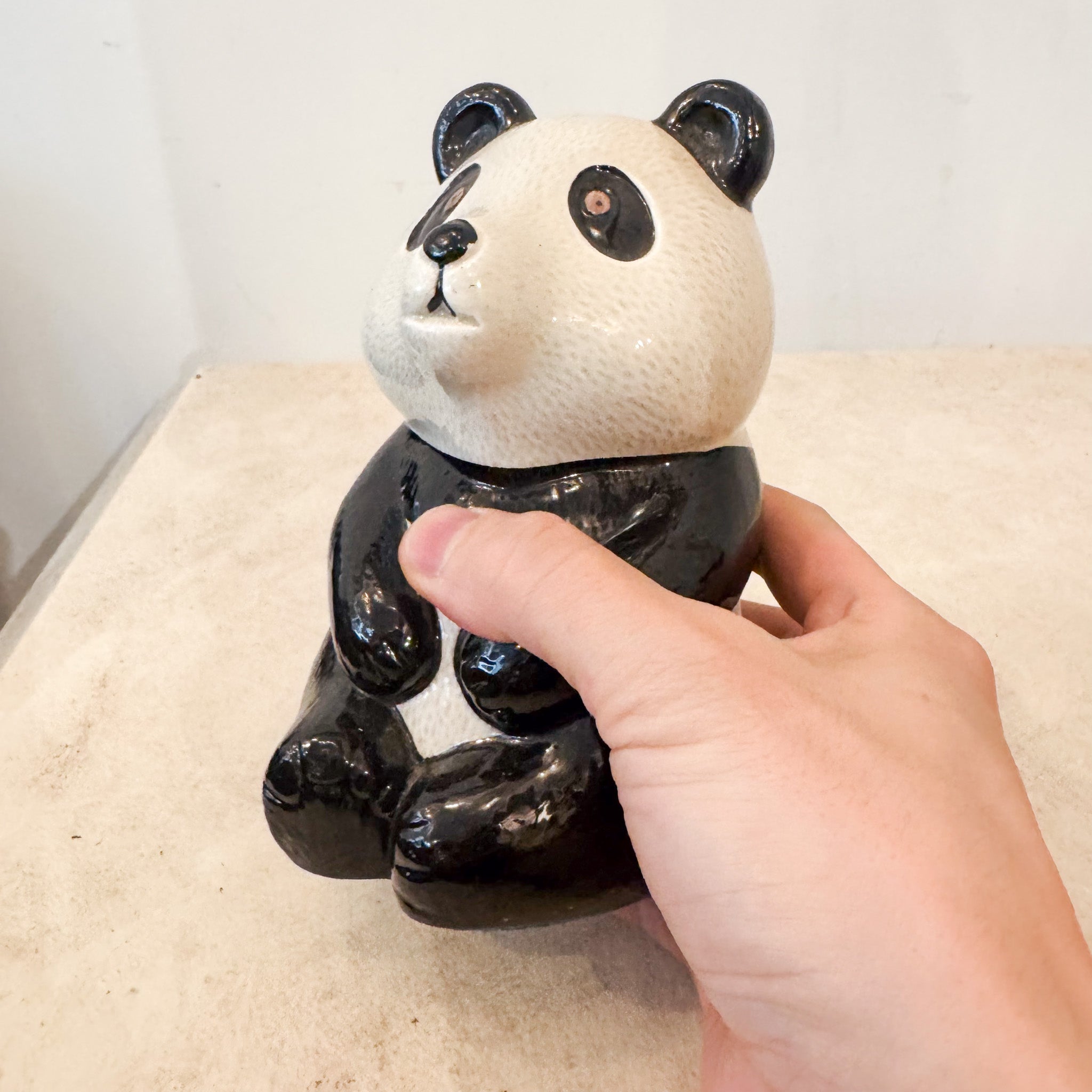 Pottery Panda / 陶器のパンダオブジェ