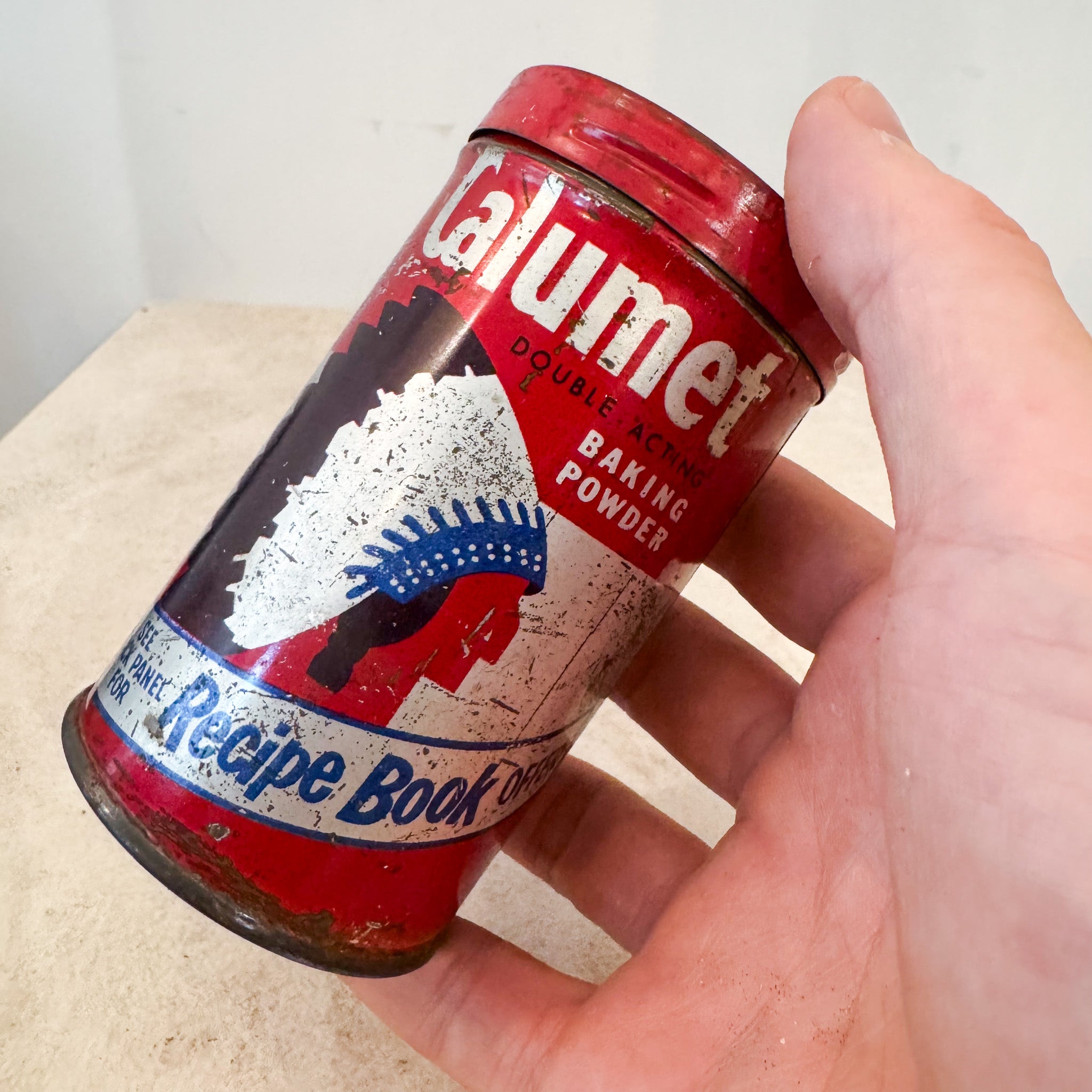 Calumet Baking Soda Tin Can / calumet 重曹のティン缶