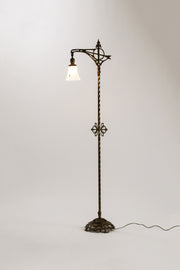 Glass Shade Iron Floor Light / ガラスシェード アイアンフロアライト