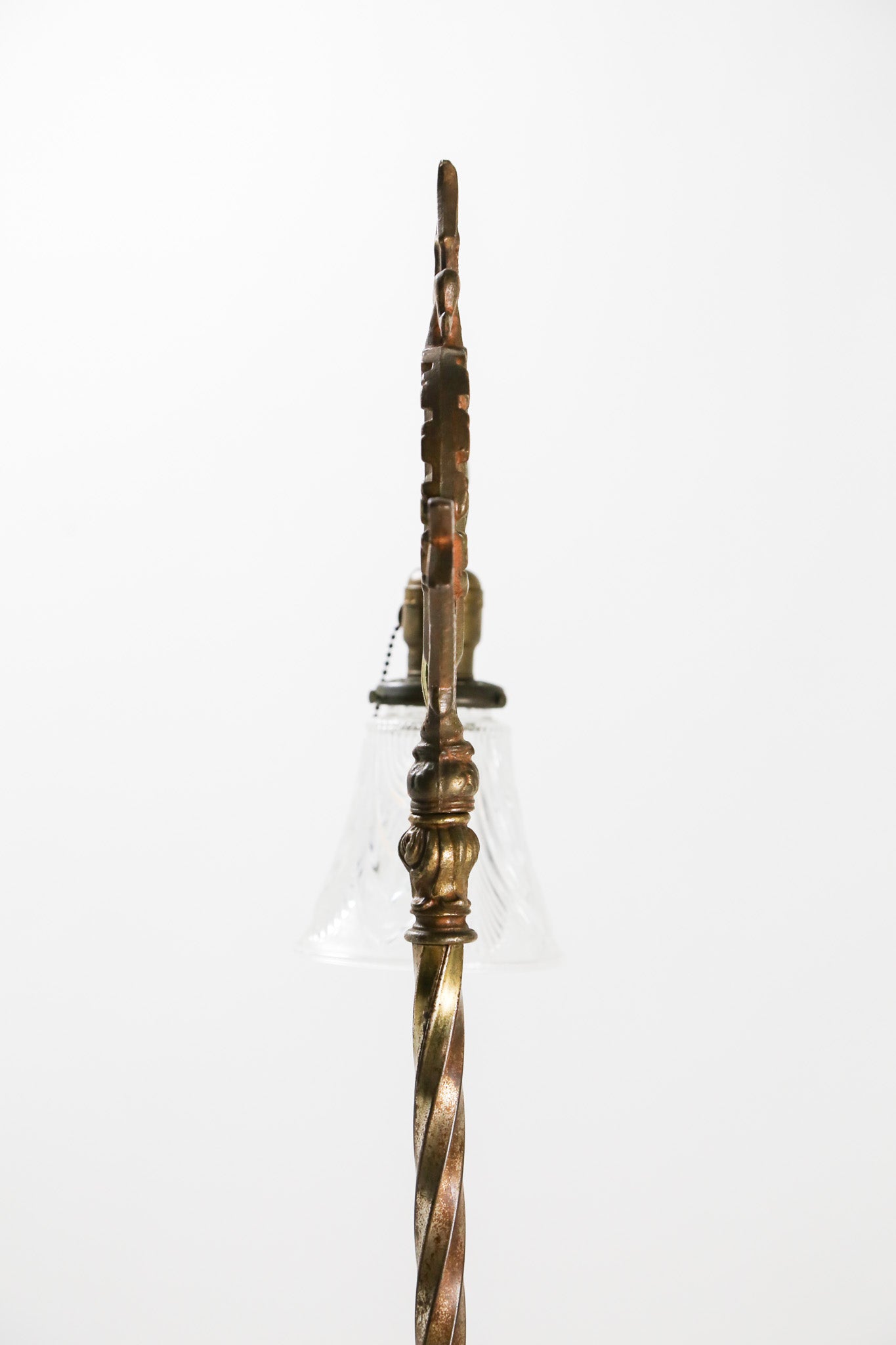 Glass Shade Iron Floor Light / ガラスシェード アイアンフロアライト