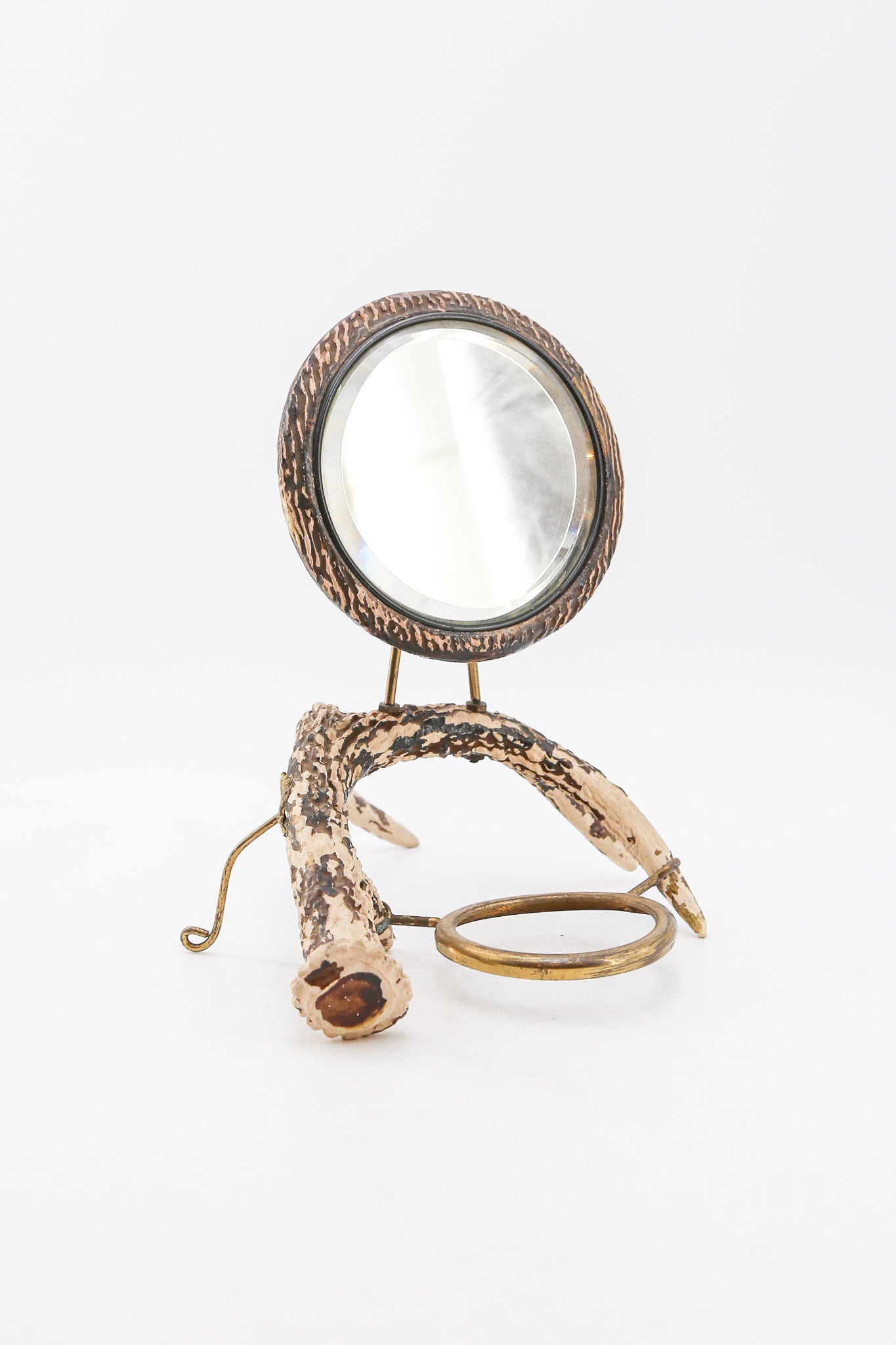 Horn Table Mirror / 鹿角 卓上ミラー – STORE IN FACTORY Online