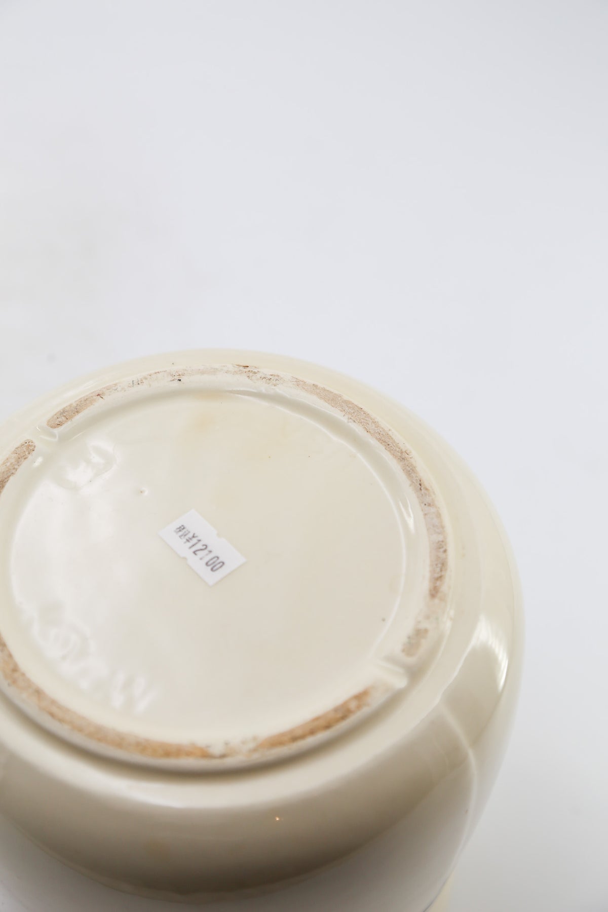 McCoy Brown Banded Stoneware Pot / マッコイ 陶器プランター ポット