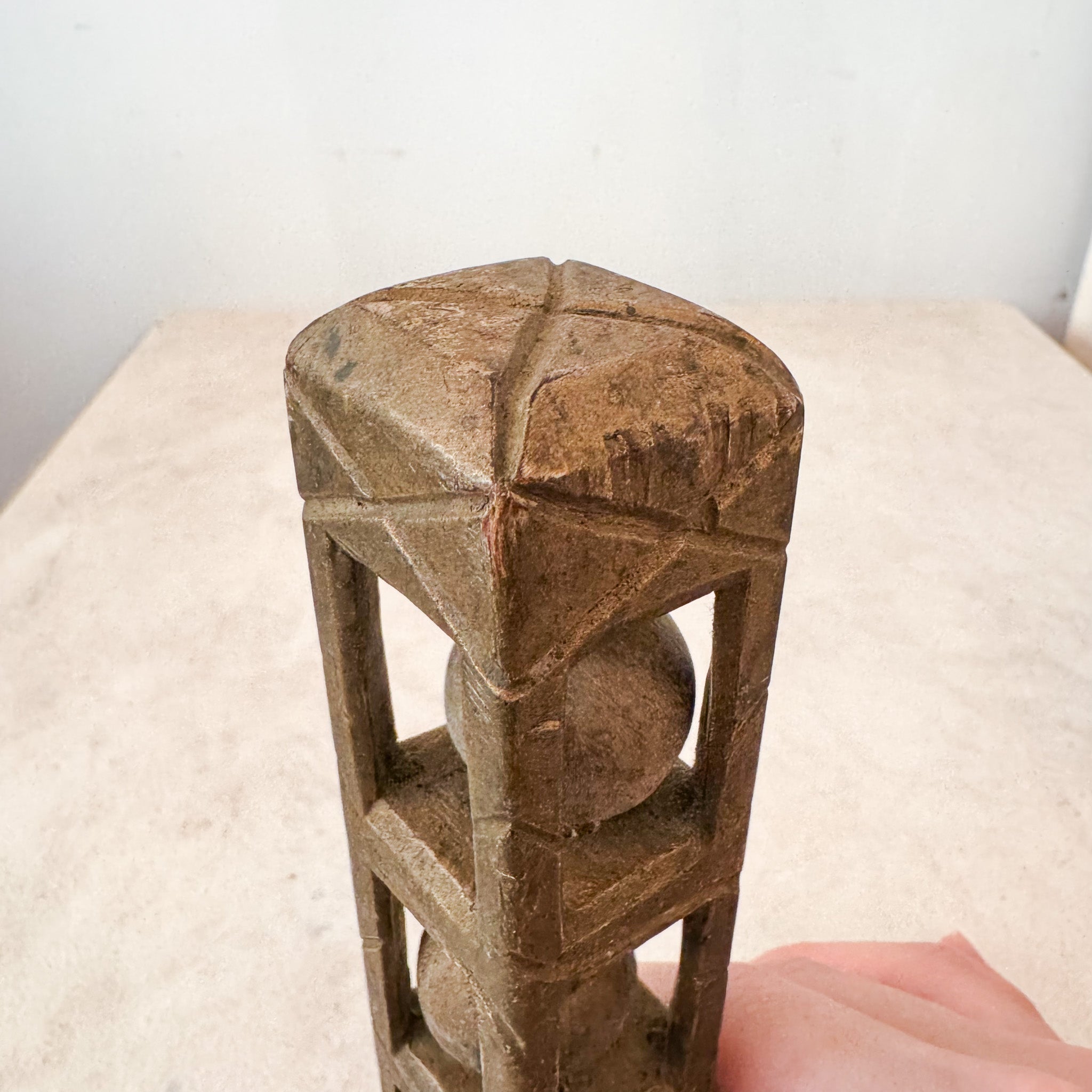 木材置物 Wooden Carving Object / 木製木彫りのオブジェ – STORE IN FACTORY Online