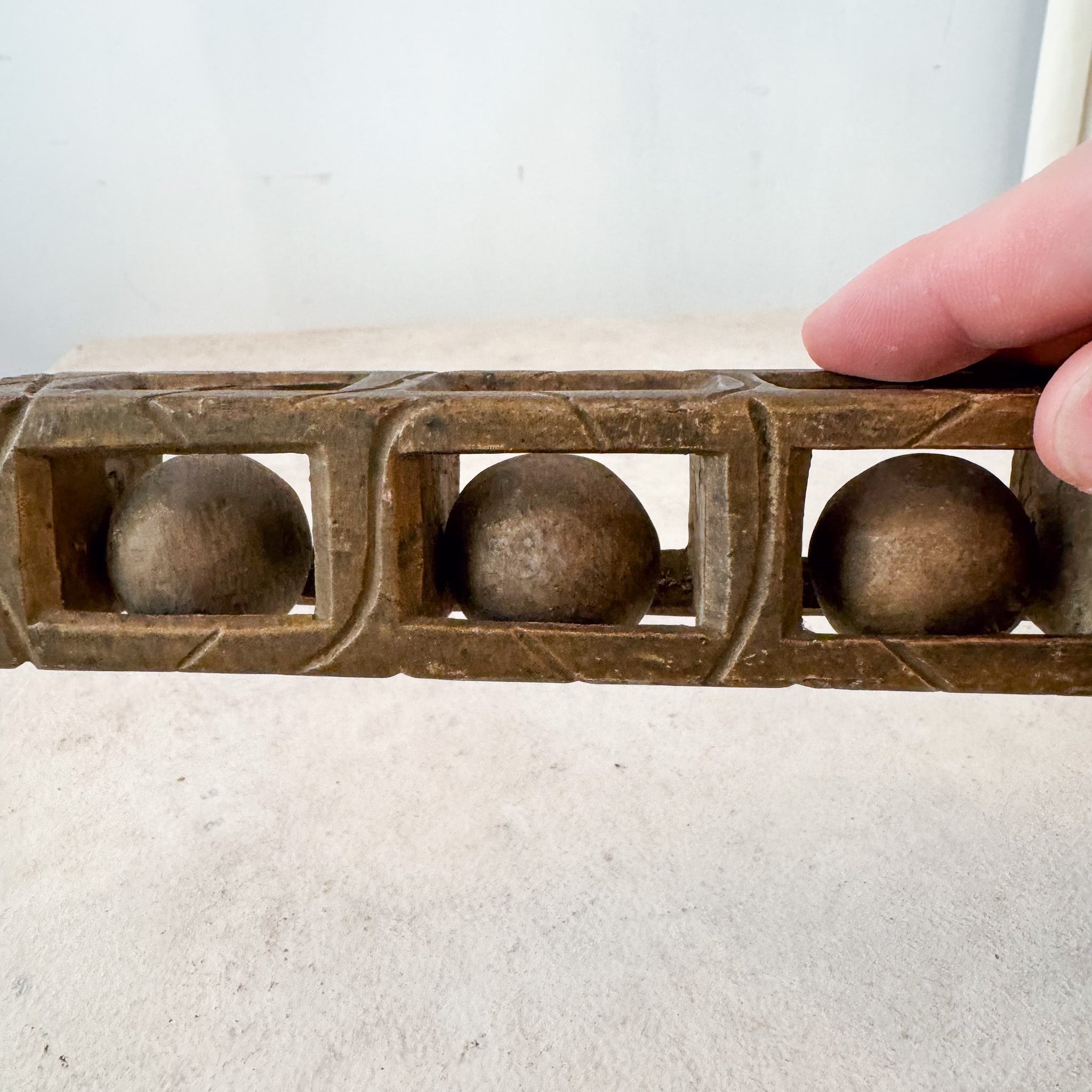 Wooden Carving Object / 木製木彫りのオブジェ