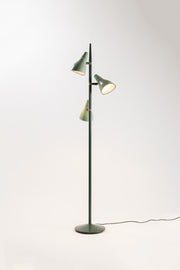 Green 3-Lamp Floor Light / グリーン 3灯フロアライト