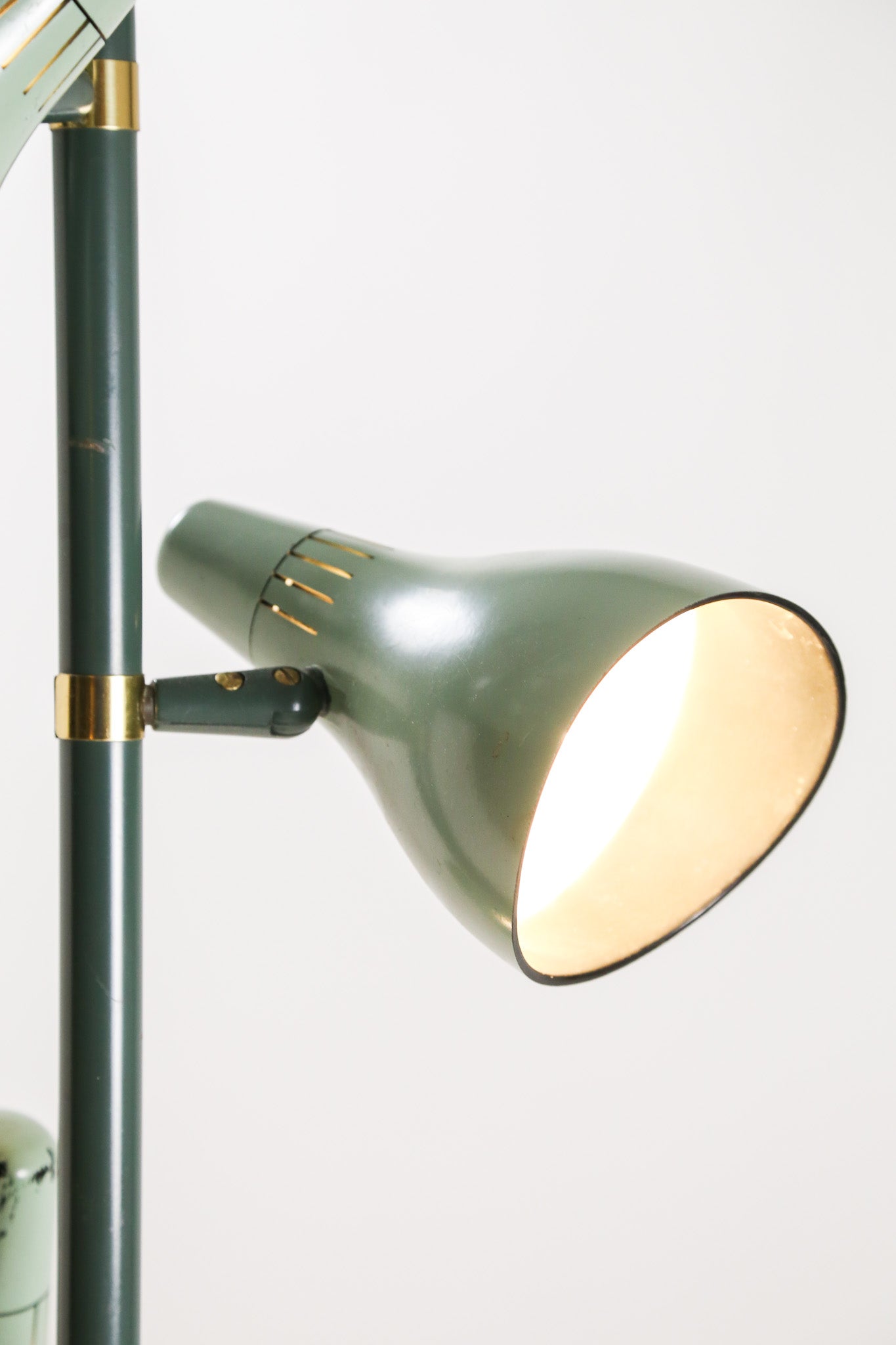 Green 3-Lamp Floor Light / グリーン 3灯フロアライト