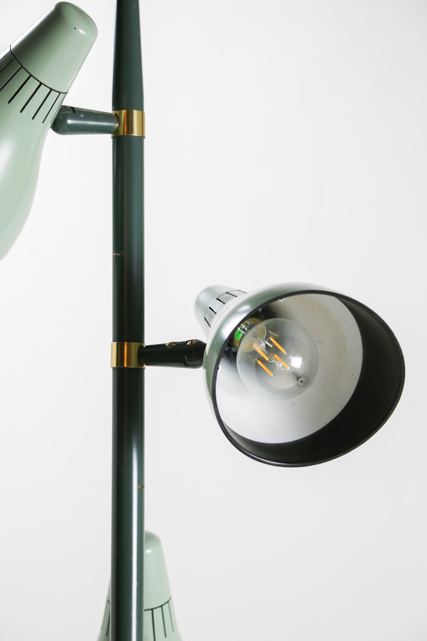 Green 3-Lamp Floor Light / グリーン 3灯フロアライト