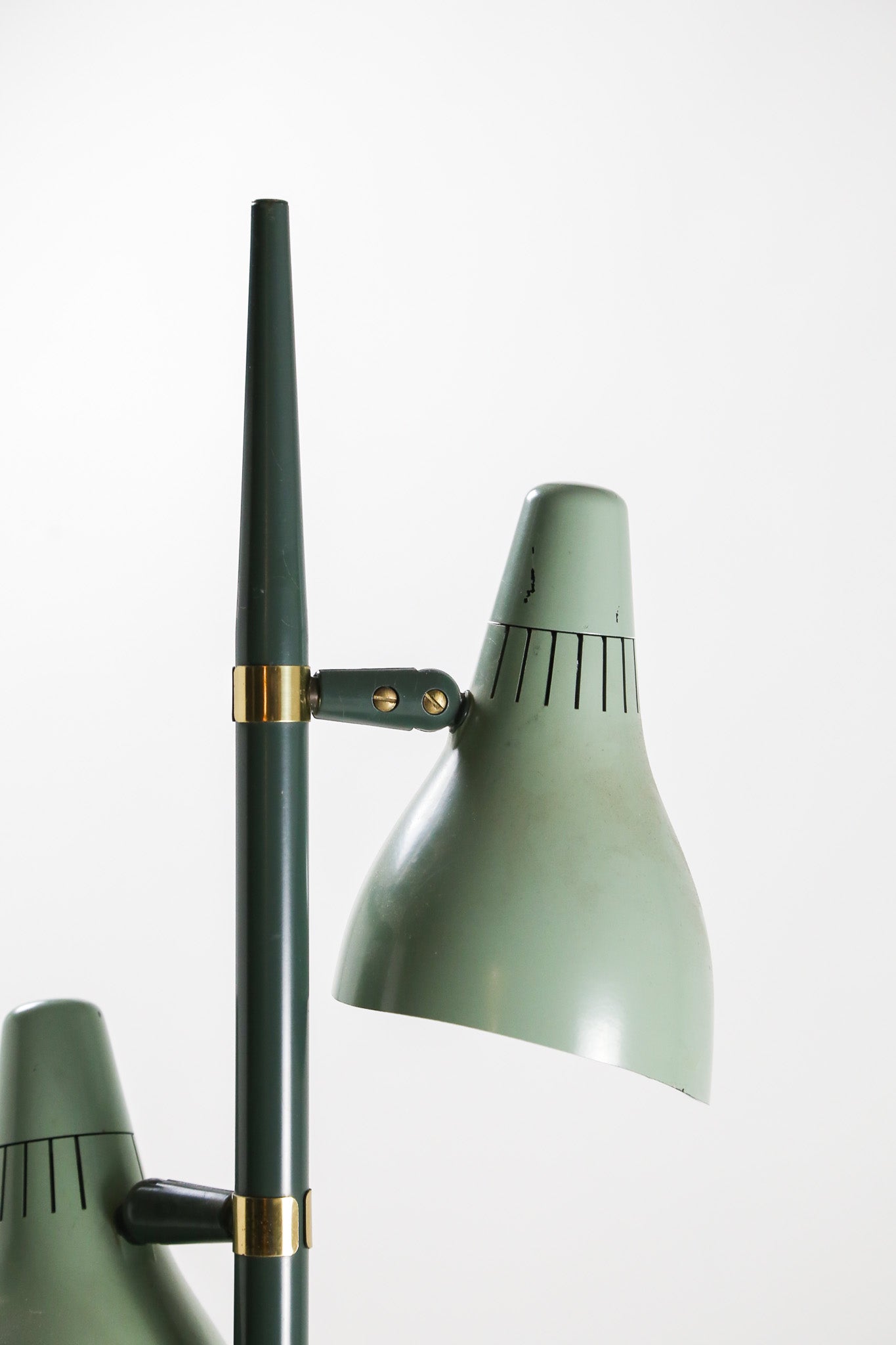 Green 3-Lamp Floor Light / グリーン 3灯フロアライト