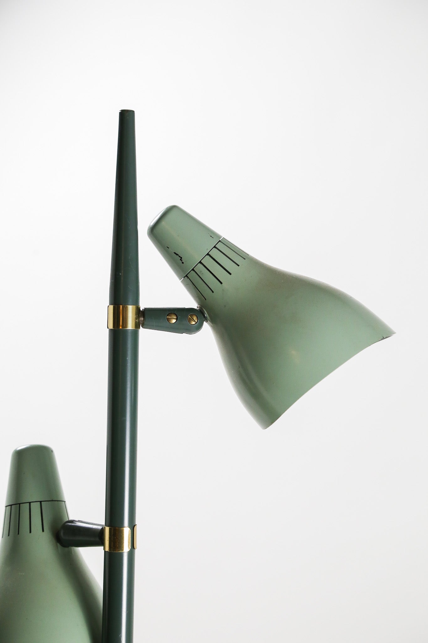 Green 3-Lamp Floor Light / グリーン 3灯フロアライト