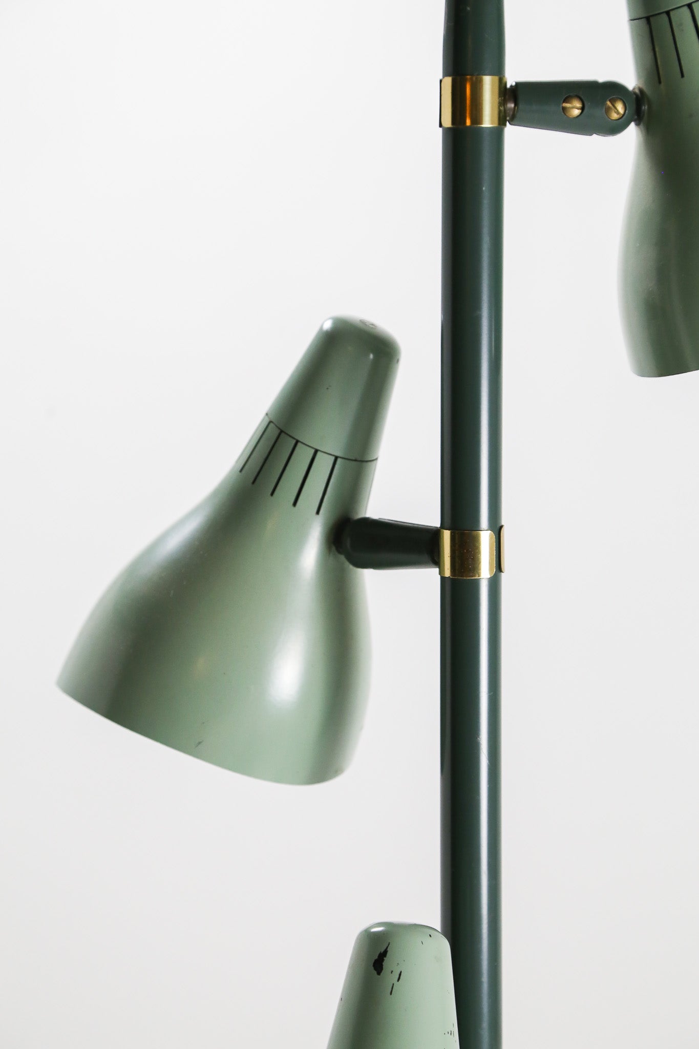 Green 3-Lamp Floor Light / グリーン 3灯フロアライト