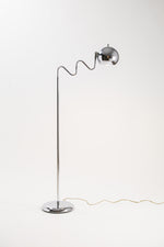 Chrome Wavy Arm Floor Light / クローム ウェイビー フロアライト
