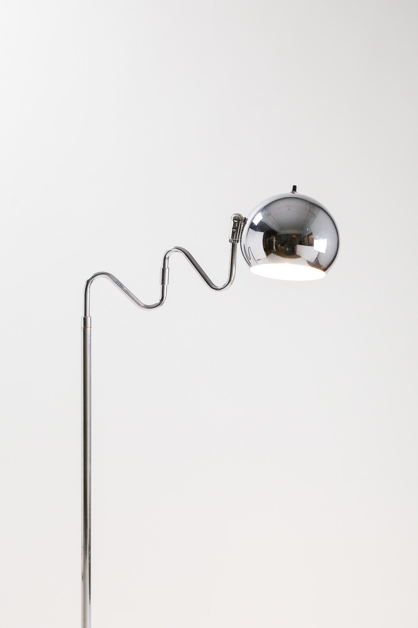 Chrome Wavy Arm Floor Light / クローム ウェイビー フロアライト
