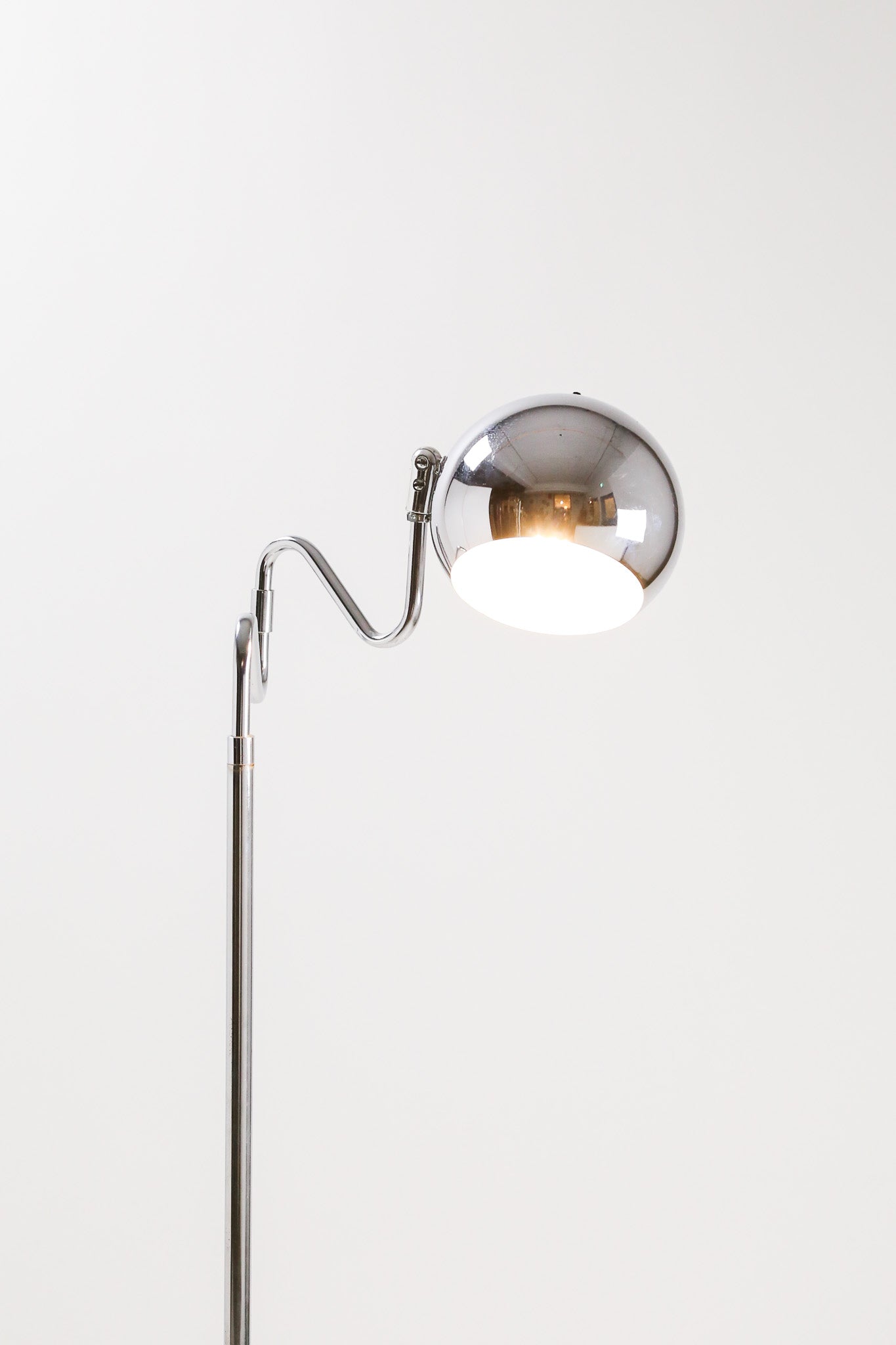 Chrome Wavy Arm Floor Light / クローム ウェイビー フロアライト