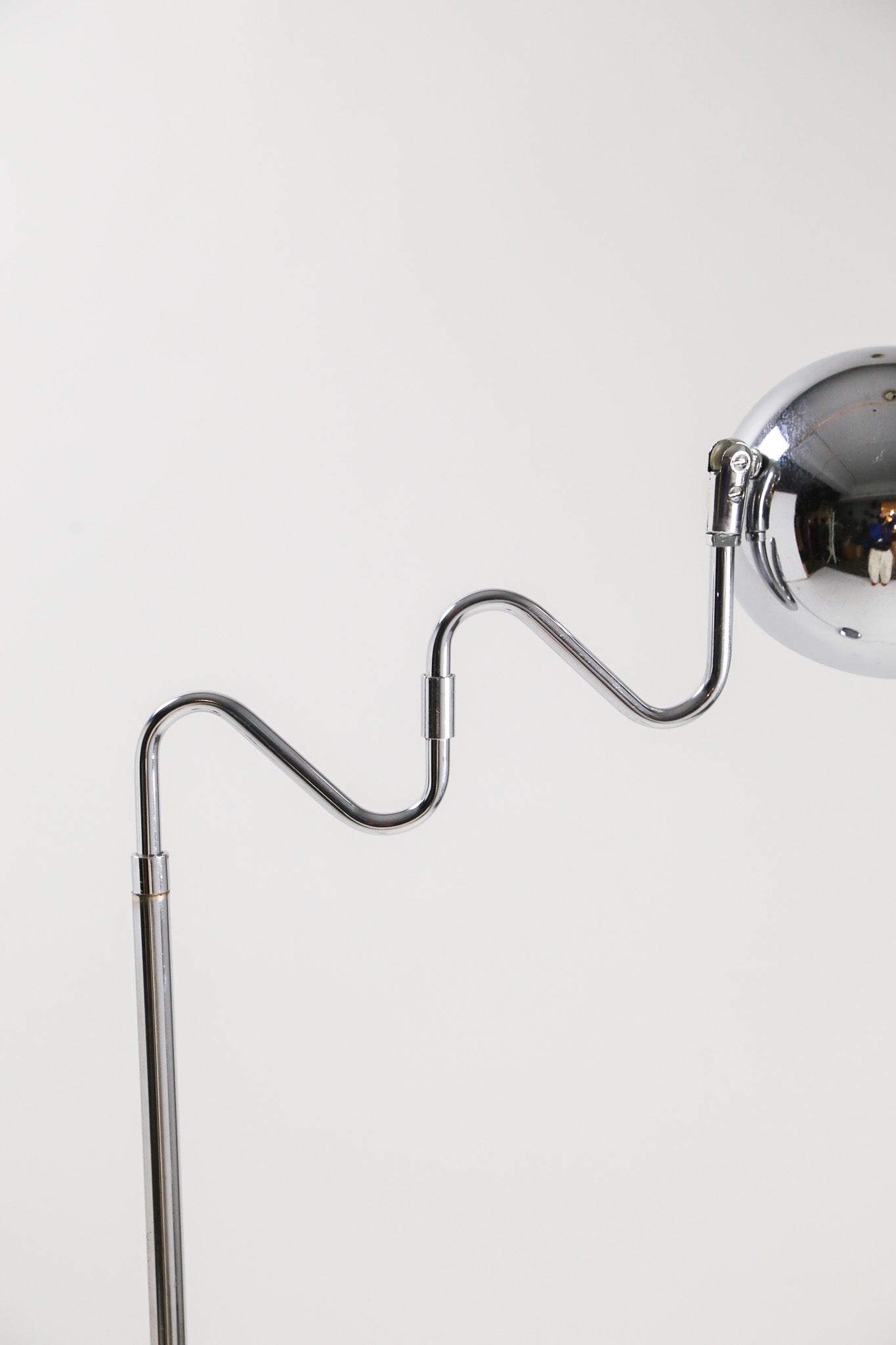 Chrome Wavy Arm Floor Light / クローム ウェイビー フロアライト
