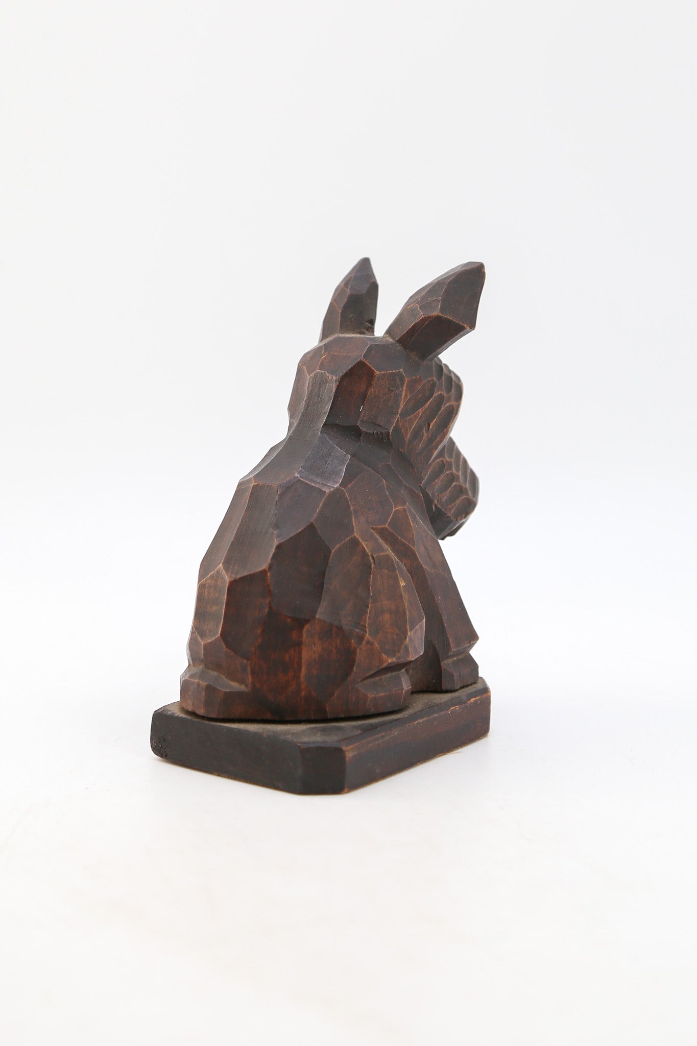 木製 木彫り オブジェ 人物像 全身像 民芸 ドイツ 猟師 犬 Wooden Terrier Sculpture / 木彫りのテリア像 – STORE IN FACTORY Online