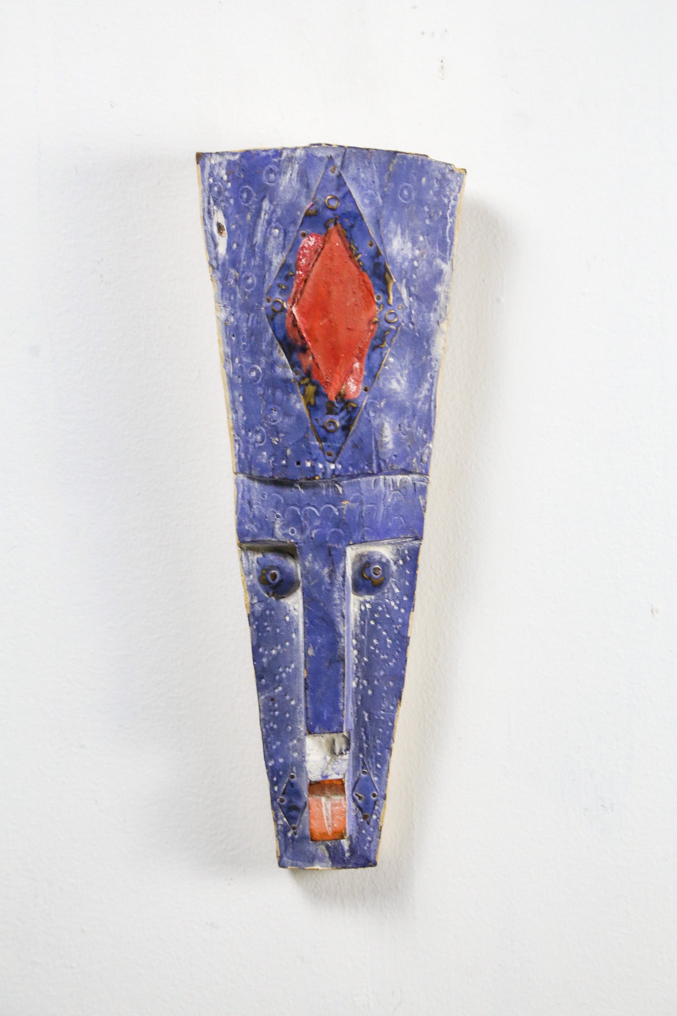 Blue African Mask / ブルー アフリカお面