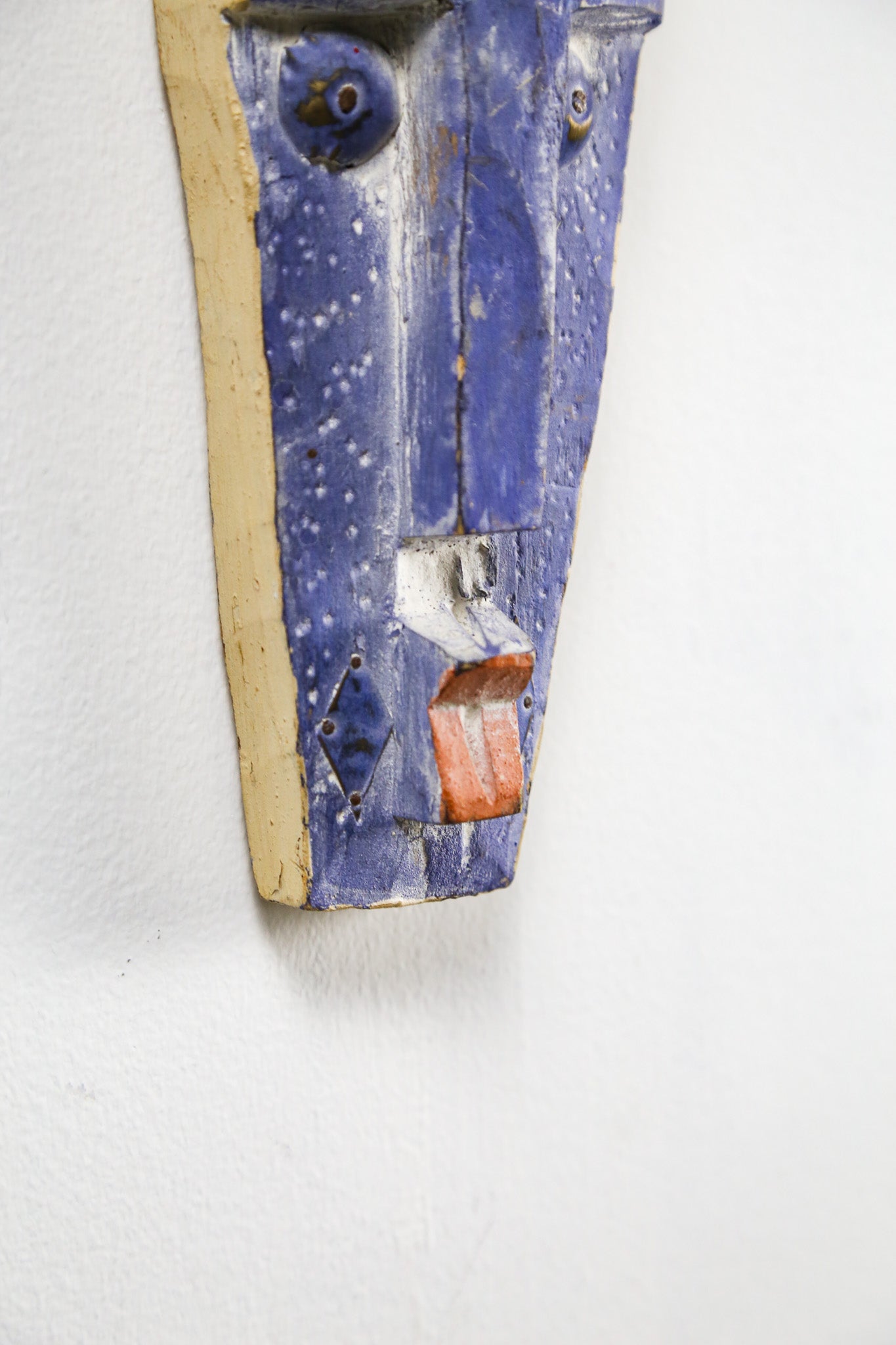 Blue African Mask / ブルー アフリカお面