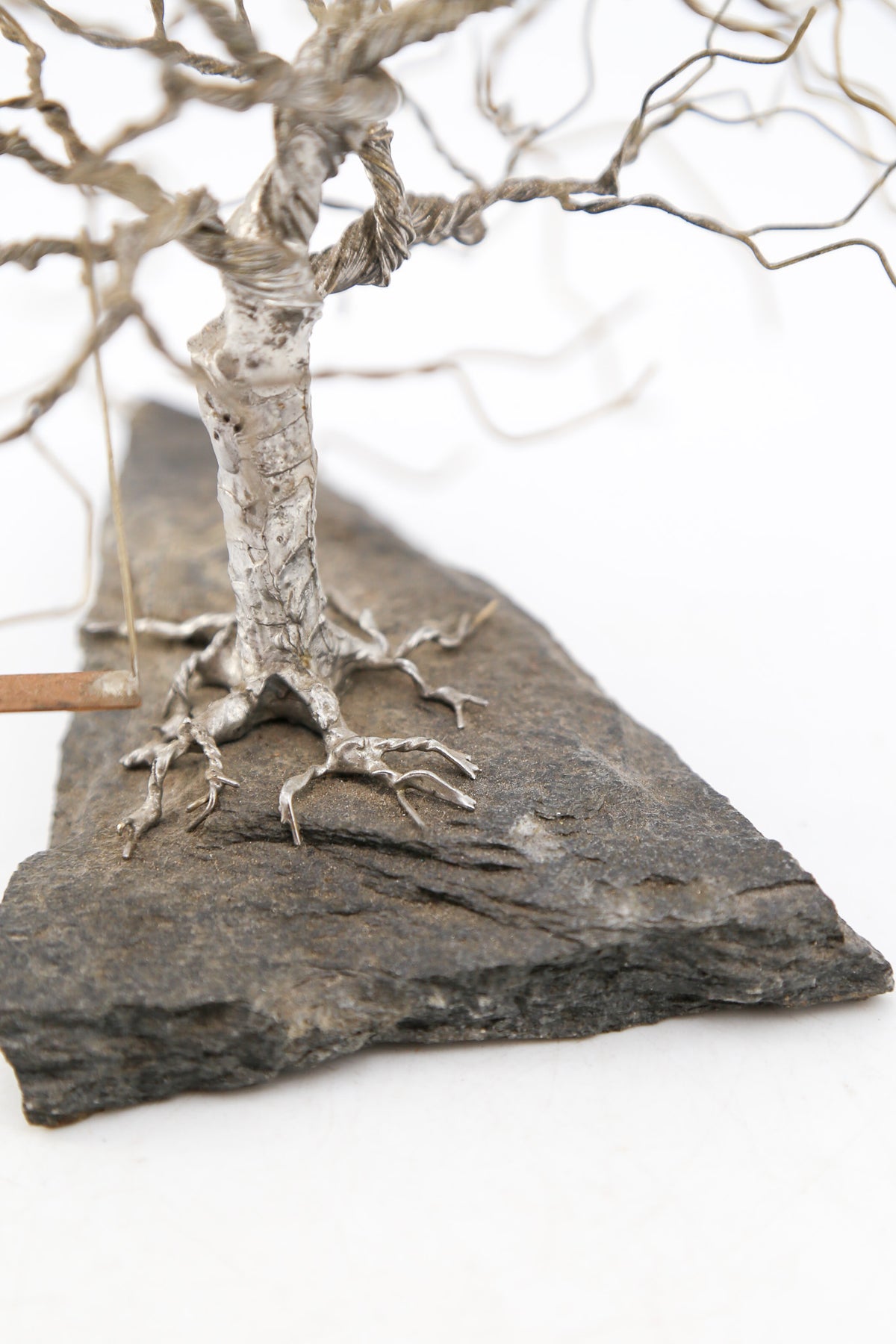 Wire Tree Sculpture with Swing / ワイヤーツリーとブランコのオブジェ