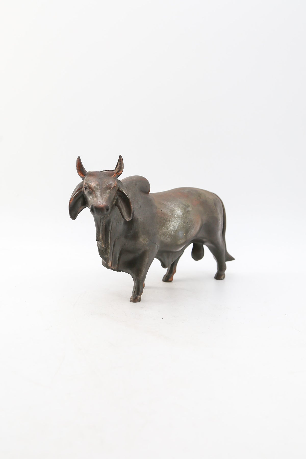 Bronze Zebu Bull Object / ブロンズ コブウシ オブジェ