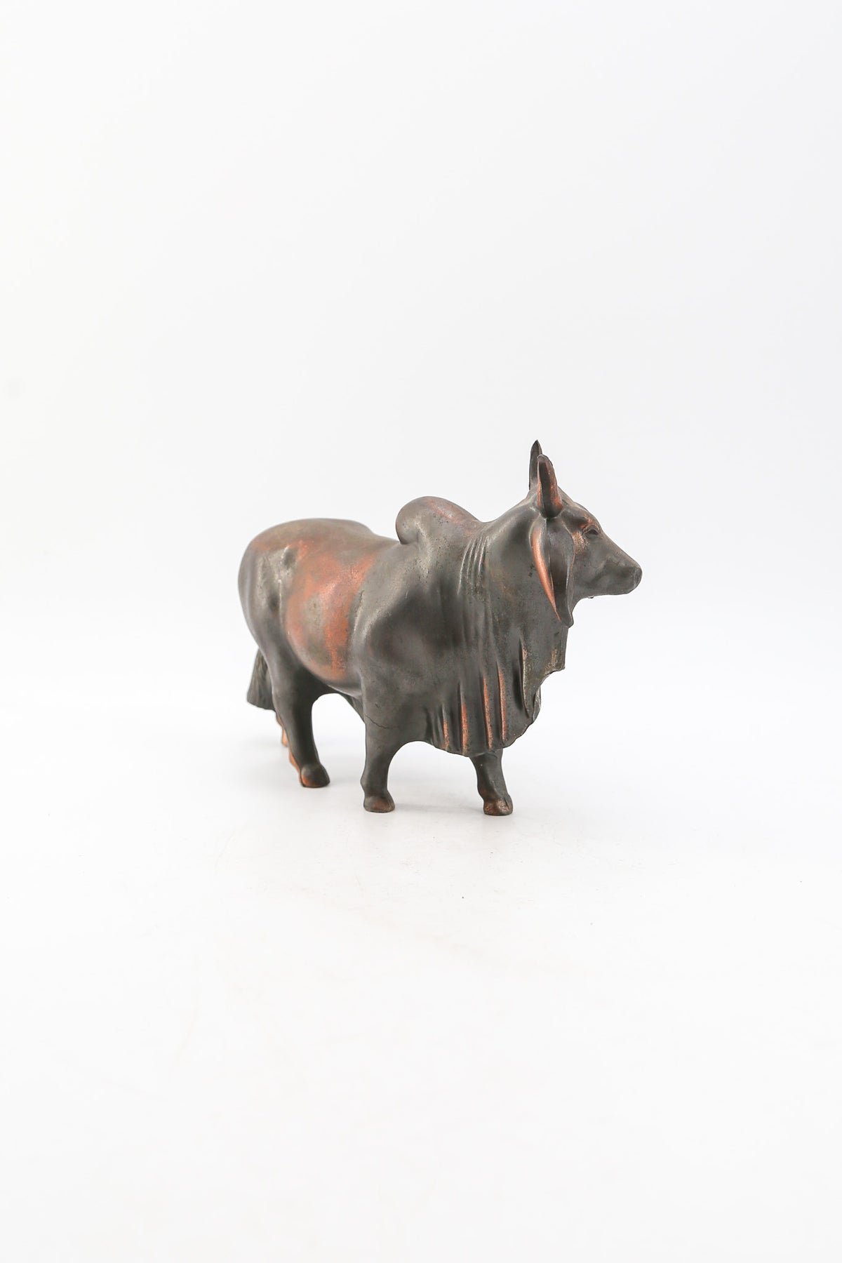 Bronze Zebu Bull Object / ブロンズ コブウシ オブジェ