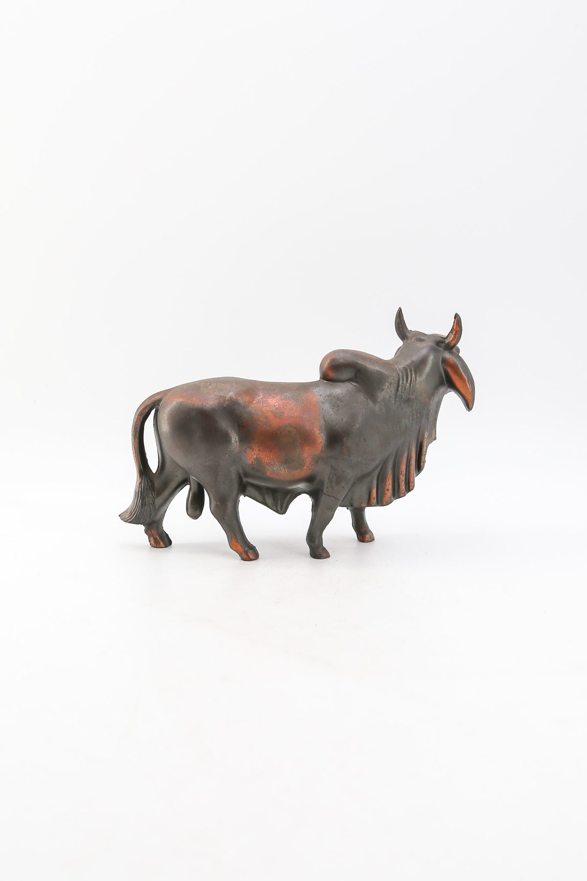 Bronze Zebu Bull Object / ブロンズ コブウシ オブジェ