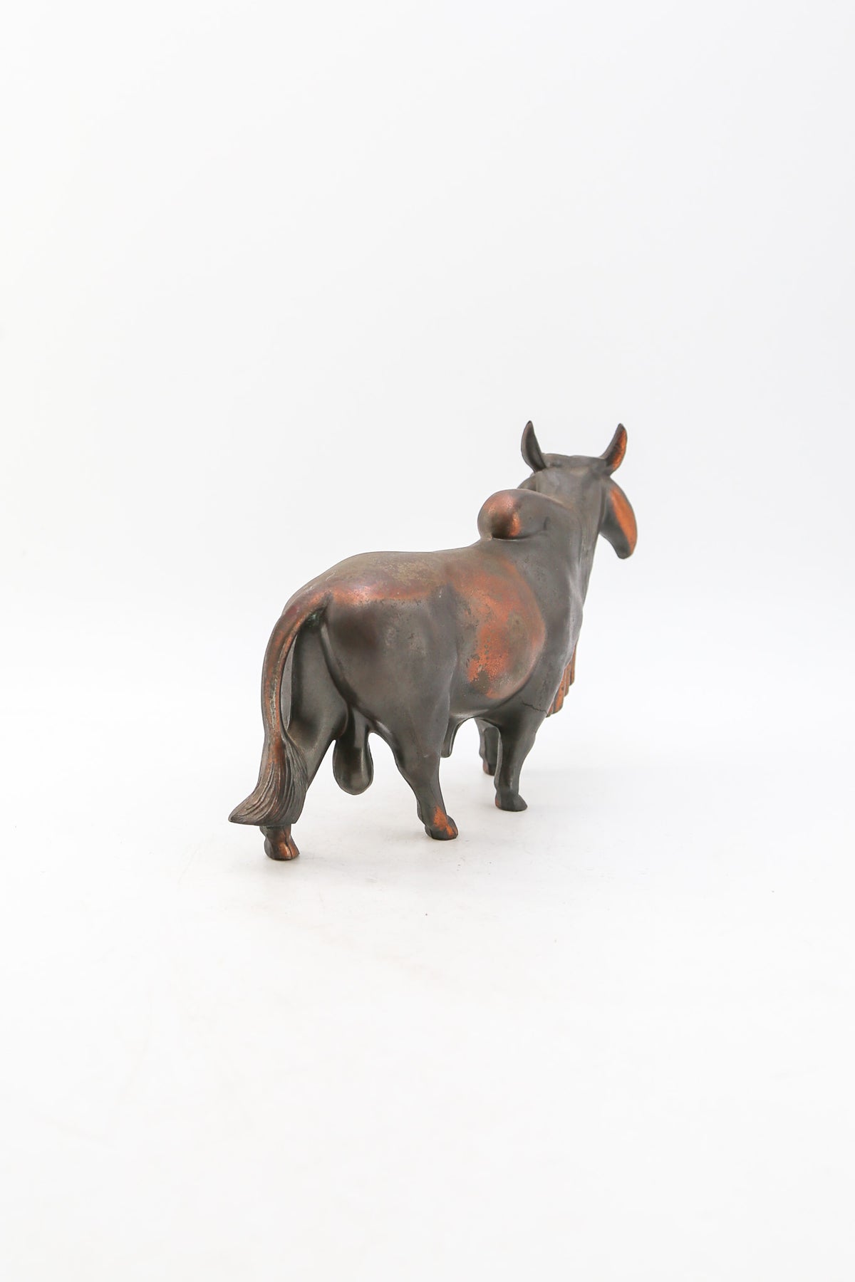 Bronze Zebu Bull Object / ブロンズ コブウシ オブジェ