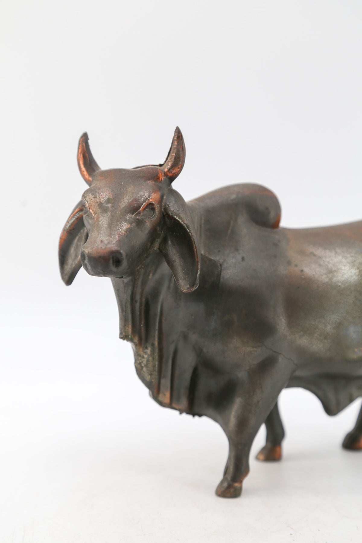 Bronze Zebu Bull Object / ブロンズ コブウシ オブジェ