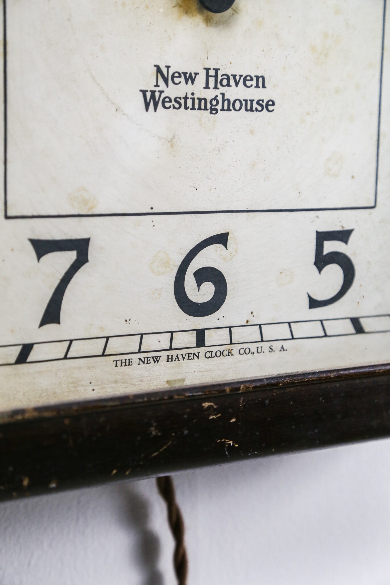 Vintage Square Wall Clock / ビンテージ 掛け時計