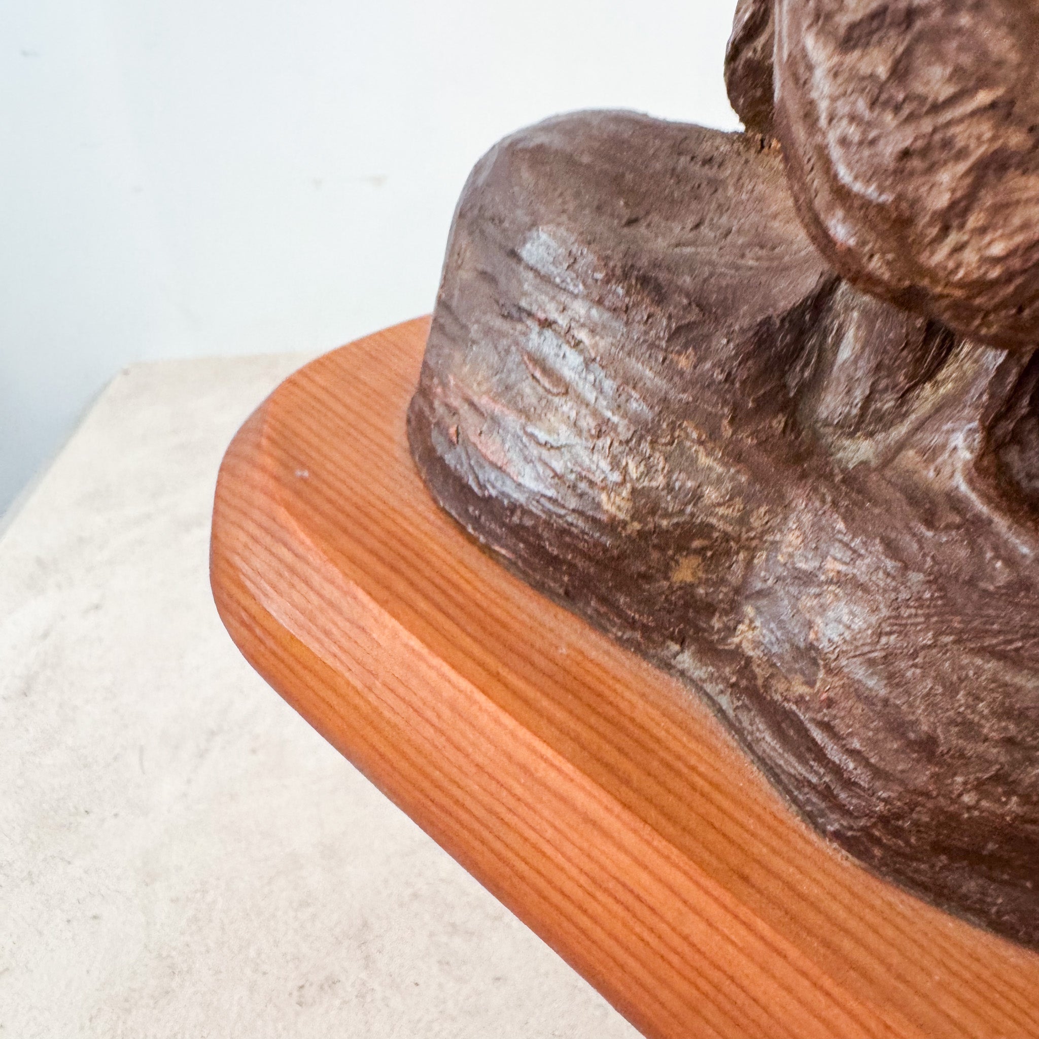 Wooden Christ Bust Object / 木製キリストの胸像