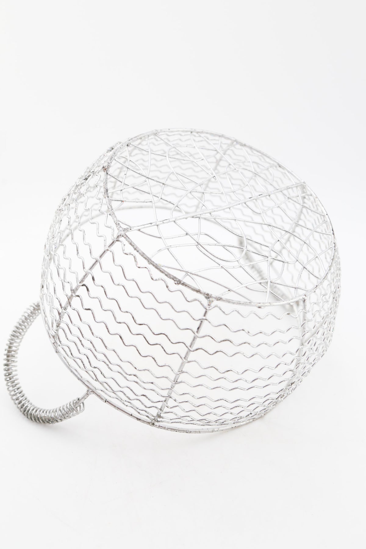 Wire Basket with Coil Handles / ワイヤーバスケット（コイルハンドル）