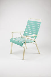 Vintage Folding Vinyl Strap Chaise Chair by TELESCOPE Co./ ヴィンテージ フォールディング アームチェア