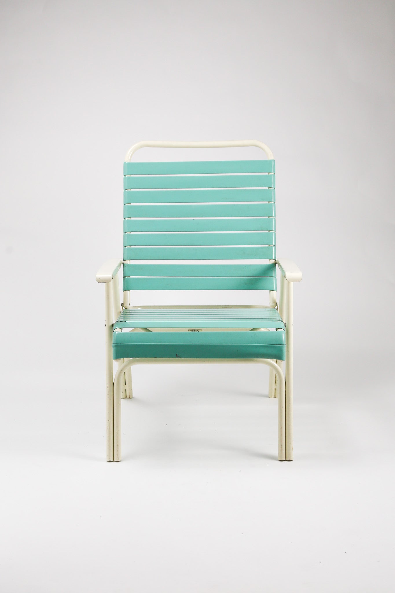 Vintage Folding Vinyl Strap Chaise Chair by TELESCOPE Co./ ヴィンテージ フォールディング アームチェア