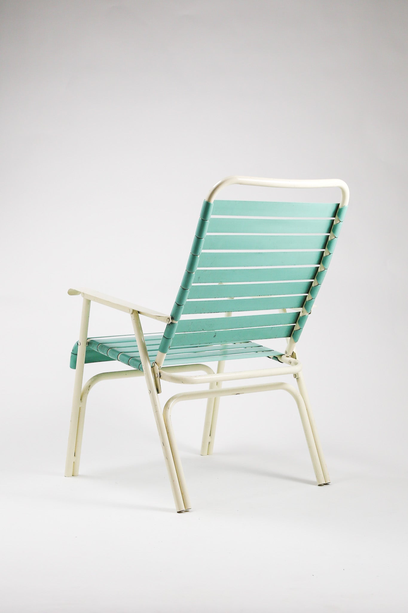 Vintage Folding Vinyl Strap Chaise Chair by TELESCOPE Co./ ヴィンテージ フォールディング アームチェア