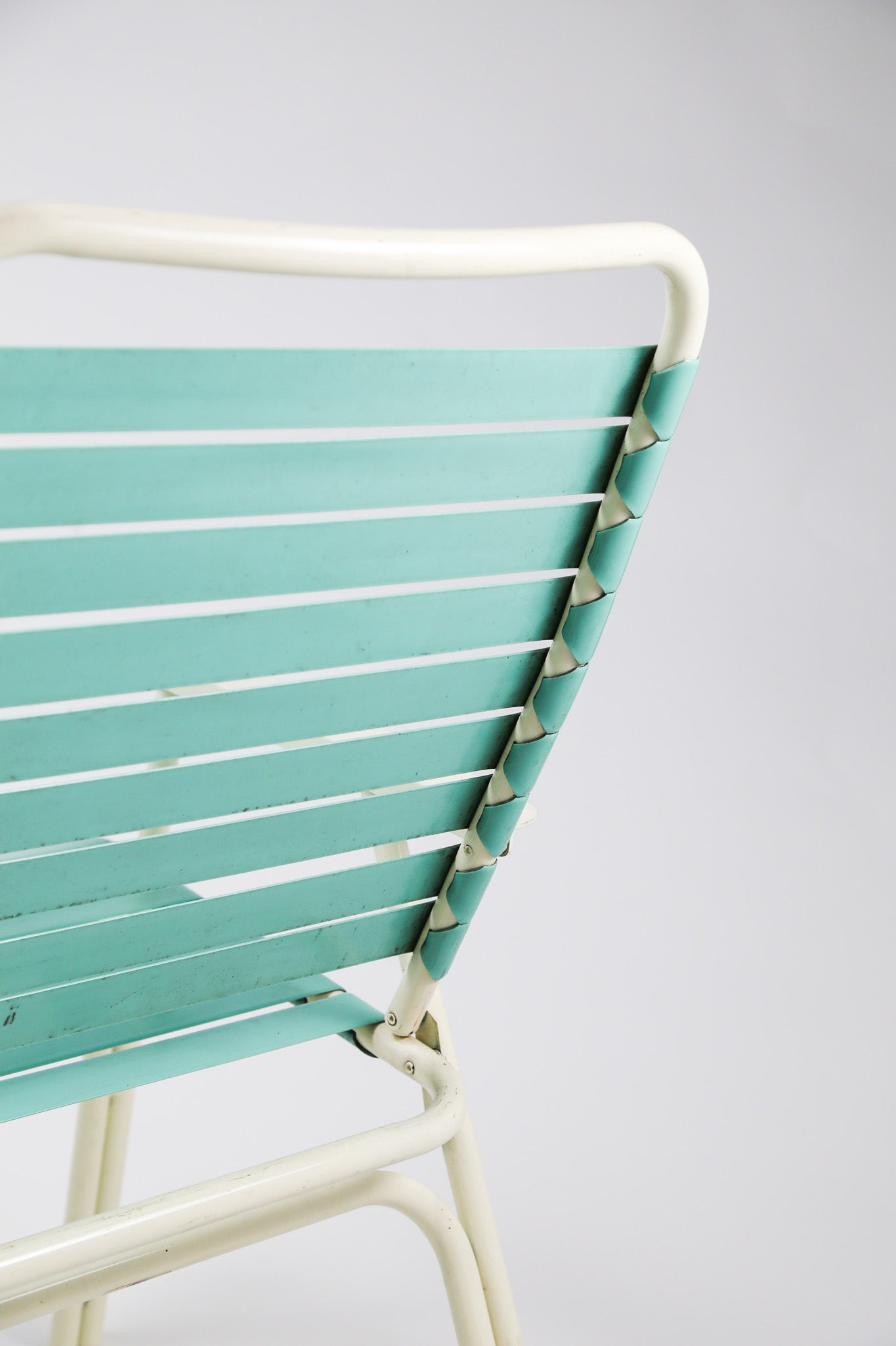 Vintage Folding Vinyl Strap Chaise Chair by TELESCOPE Co./ ヴィンテージ フォールディング アームチェア