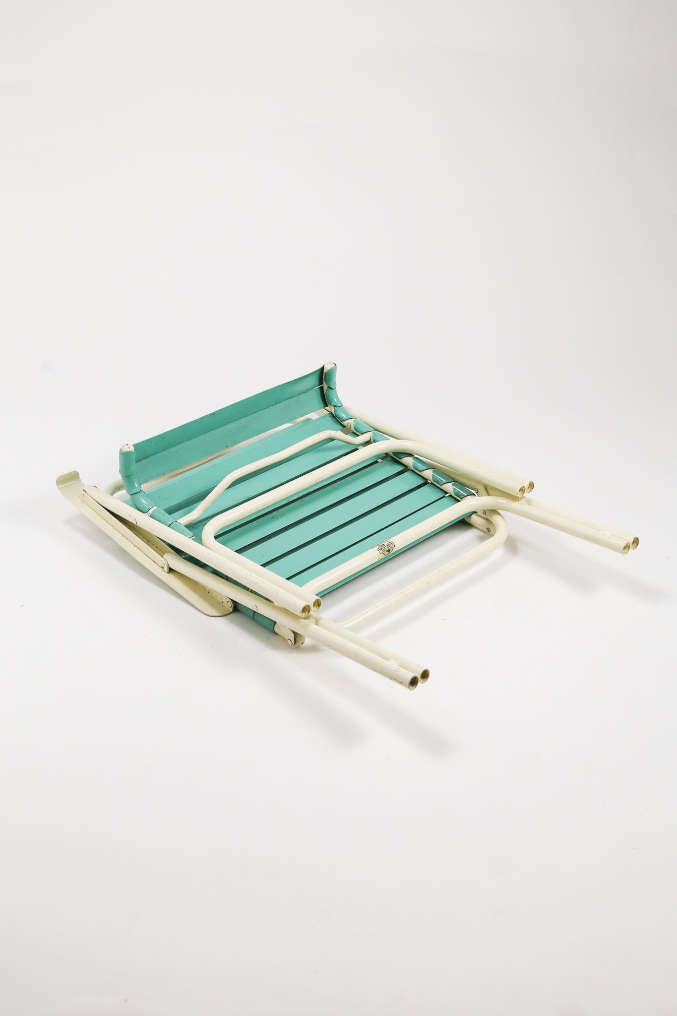 Vintage Folding Vinyl Strap Chaise Chair by TELESCOPE Co./ ヴィンテージ フォールディング アームチェア