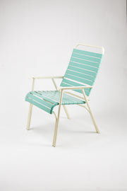 Vintage Folding Vinyl Strap Chaise Chair by TELESCOPE Co. / ヴィンテージ フォールディング アームチェア