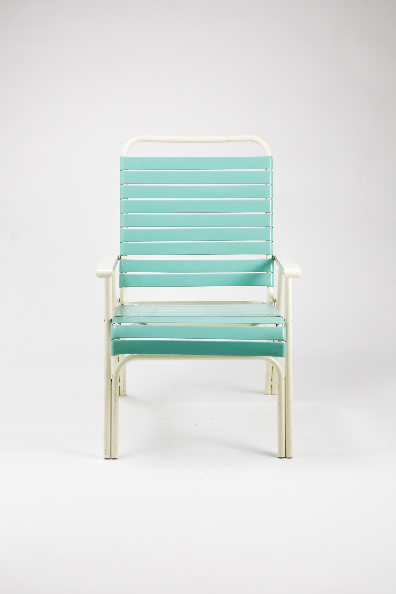 Vintage Folding Vinyl Strap Chaise Chair by TELESCOPE Co. / ヴィンテージ フォールディング アームチェア