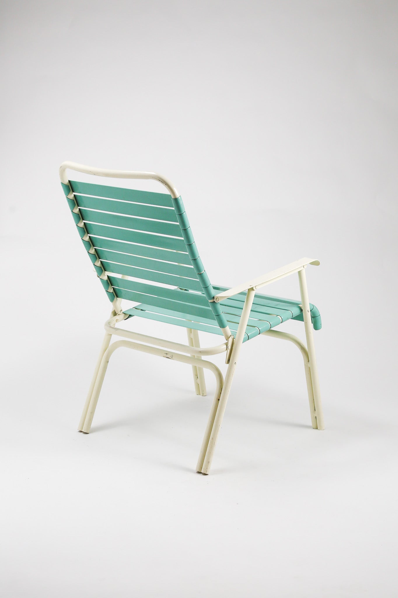 Vintage Folding Vinyl Strap Chaise Chair by TELESCOPE Co. / ヴィンテージ フォールディング アームチェア