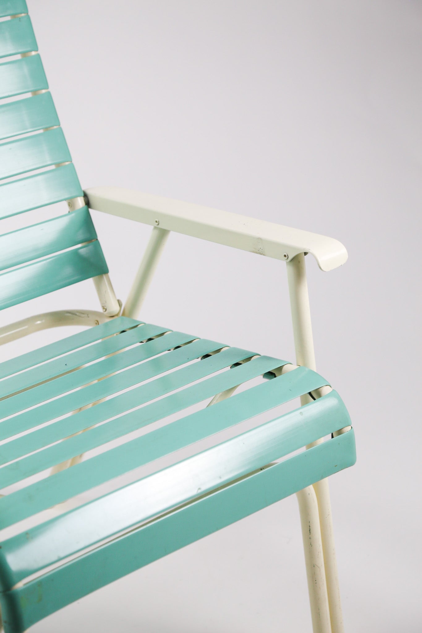 Vintage Folding Vinyl Strap Chaise Chair by TELESCOPE Co. / ヴィンテージ フォールディング アームチェア