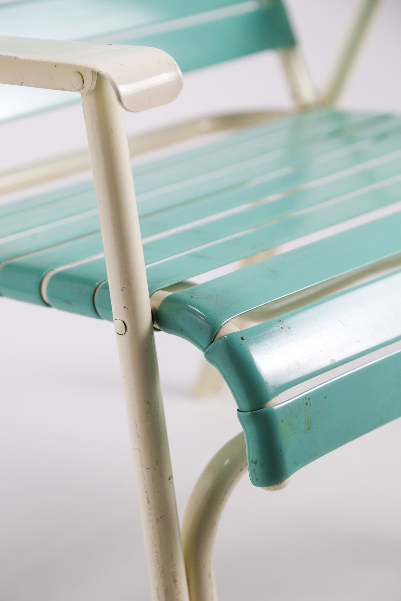 Vintage Folding Vinyl Strap Chaise Chair by TELESCOPE Co. / ヴィンテージ フォールディング アームチェア
