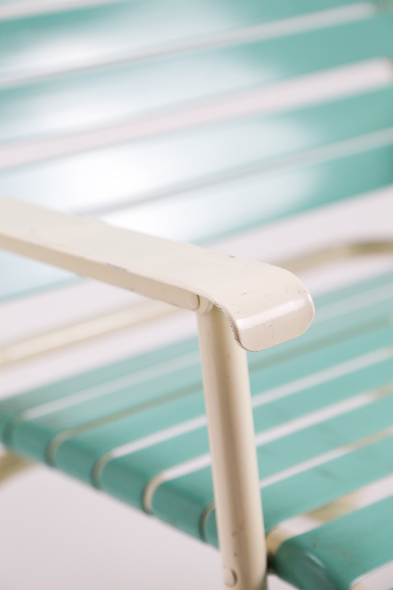 Vintage Folding Vinyl Strap Chaise Chair by TELESCOPE Co. / ヴィンテージ フォールディング アームチェア
