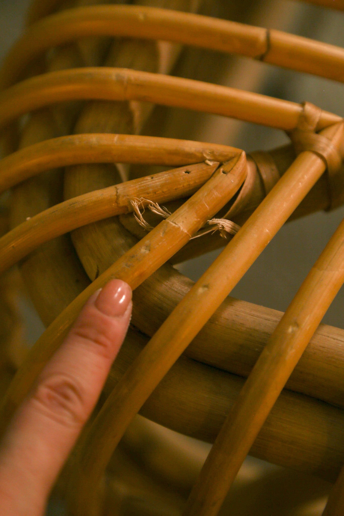 Rattan & Steel Stool / ラタン＆スチール スツール
