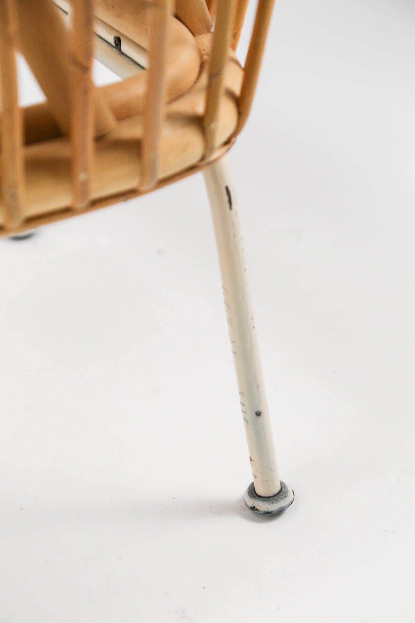 Rattan & Steel Stool / ラタン＆スチール スツール
